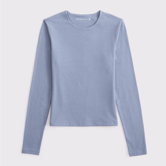 Abercrombie & Fitch - Double-Lined Long-Sleeve Baby Tee - Picture 4 of 7